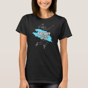 Camiseta Chica de la raqueta femenina Badminton Player Shut