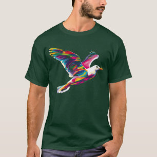 Camiseta Chica de la sección de aves marinas de la gaviota