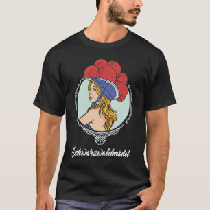 Camiseta Chica de la Selva Negra con gorra Bollen tradicion