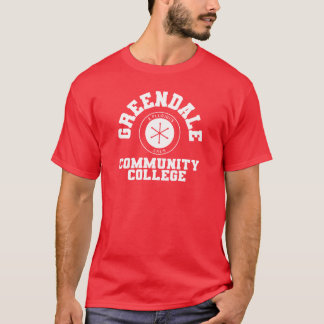 Camiseta chica de la universidad comunitaria greendale
