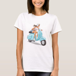 Camiseta Chica de la vespa