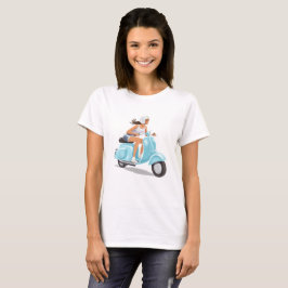 Camiseta Chica de la vespa
