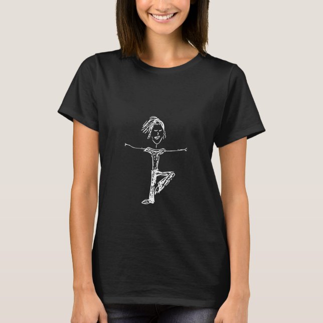 Camiseta Chica de la yoga (Anverso)