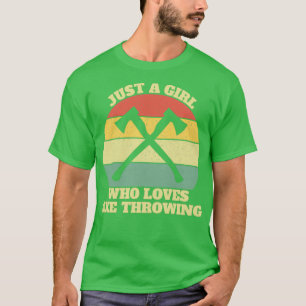Camiseta Chica De Lanzamiento De Ax Thrower