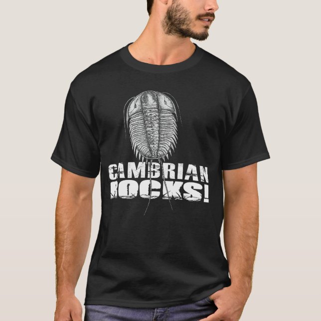 Camiseta chica de las rocas cámbricas (Anverso)