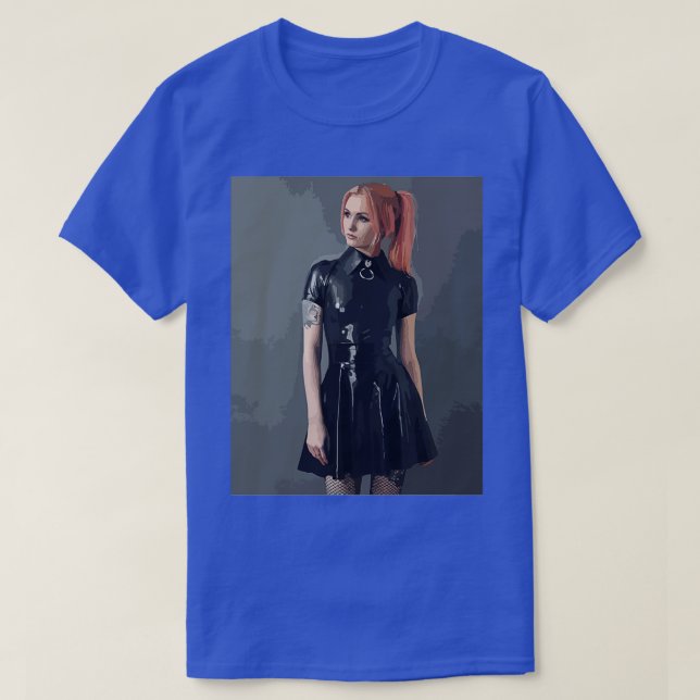 Camiseta Chica de látex de Redheahed (Diseño del anverso)