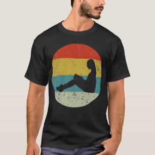 Camiseta chica de lectura vintage