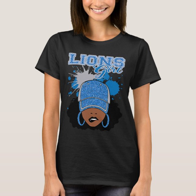 Camiseta Chica de Leones Deportivo Ventilador Equipo Espíri (Anverso)