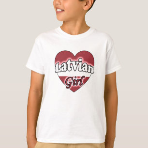 Camiseta Chica de Letonia