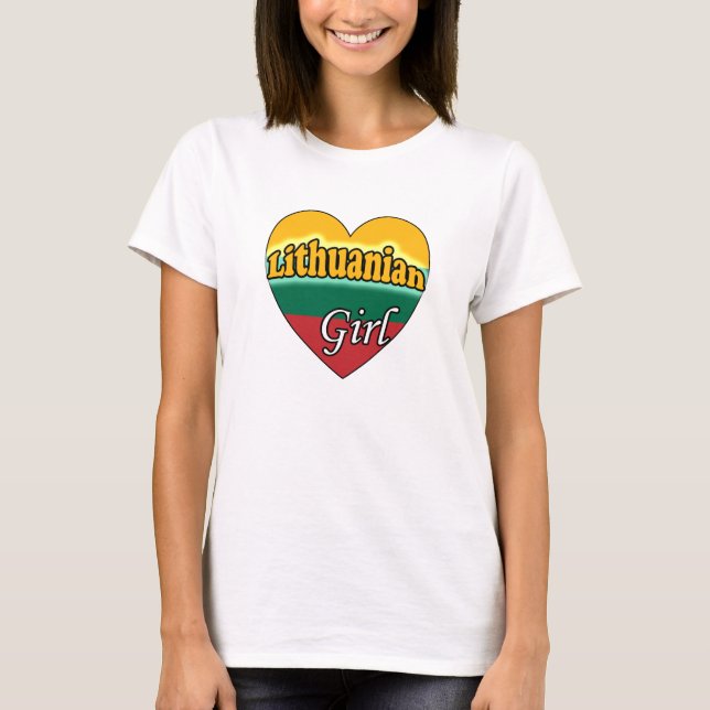 Camiseta Chica de Lituania (Anverso)