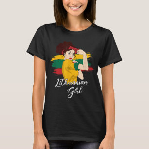 Camiseta Chica de Lituania, mujeres lituanas