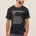 Camiseta Chica de Lloyd Harbor Ny New York Funny City Home<br><div class="desc">Ny New York Funny City Home Roots,  Chica del Puerto Lloyd.</div>