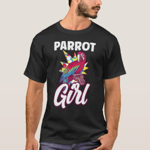 Camiseta Chica de loros Cute Parrots Mascota de animales
