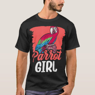 Camiseta Chica de loros Mascota de loros animales