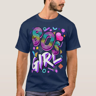 Camiseta Chica de los 80 Cumpleaños Fiesta Retro Mujeres 19
