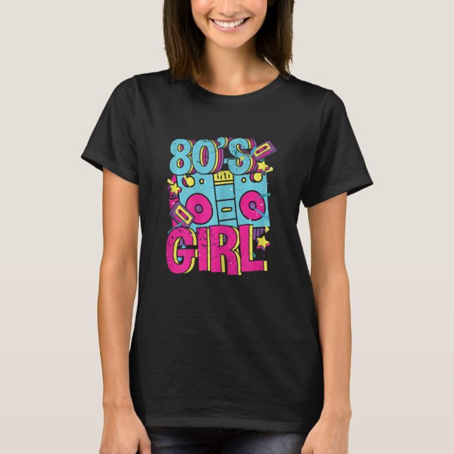 Camiseta Chica de los 80 de la mujer Ron de cosecha de fies (Anverso)
