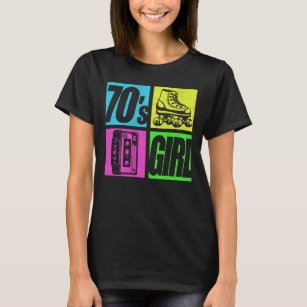 Camiseta chica de los años 70 70 Moda 70 Fiesta temática 70