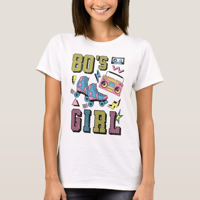 Camiseta chica de los años 80 (Anverso)