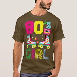Camiseta chica de los años 80 Moda 80 Fiesta temática Ocho