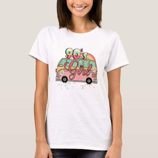 Camiseta chica de los años 90 (Anverso)