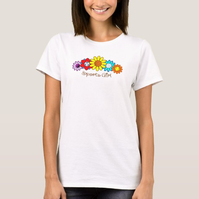 Camiseta Chica de los deportes - baloncesto (Anverso)
