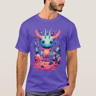 Camiseta Chica de los monstruos de Halloween con fantasía