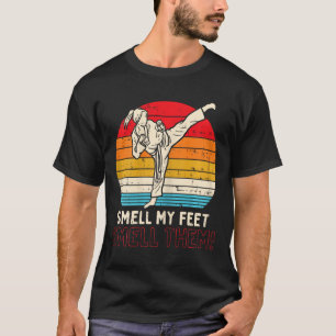 Camiseta Chica de los pies olores Ponytail Kick Karate Taek