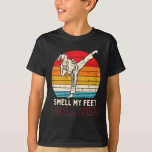 Camiseta Chica de los pies olores Ponytail Kick Karate Taek