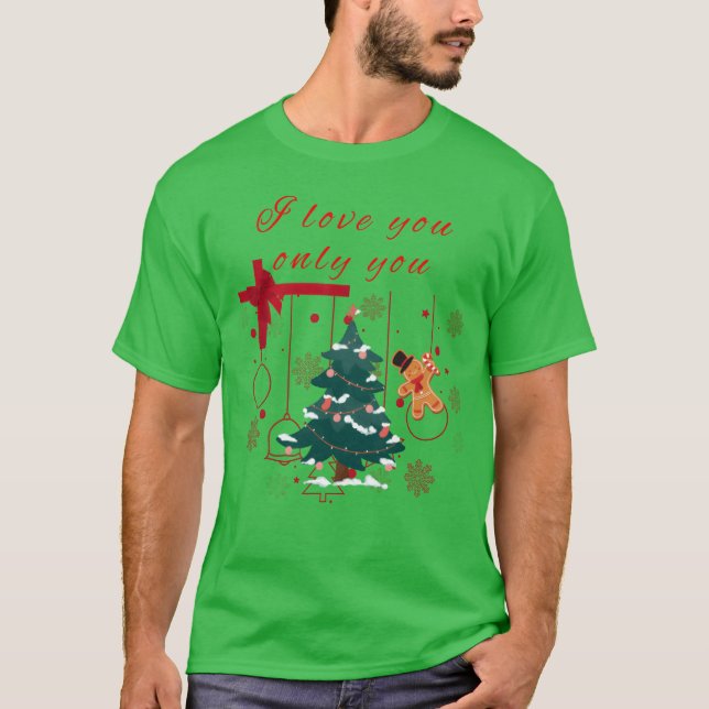Camiseta Chica de LoveChristmas (Anverso)