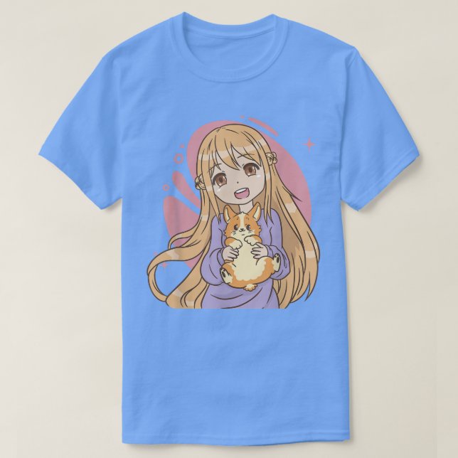 Camiseta Chica de manga con cerdo de cómico de Guinea en ma (Diseño del anverso)