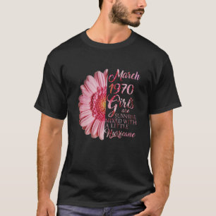 Camiseta Chica De Marzo De 1970 T Regalo De 51 Años De Edad