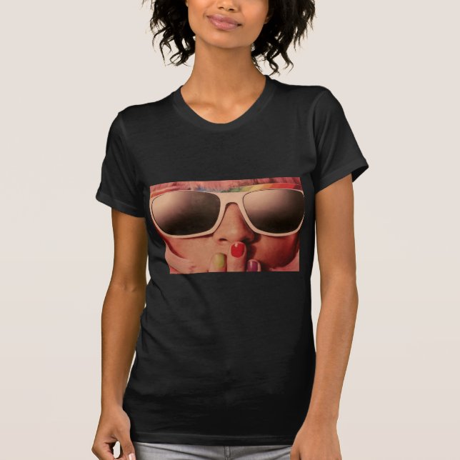 Camiseta Chica de moda retro de 800 (Anverso)