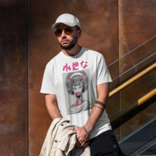 Camiseta Chica de Monstruo Anime de Japón