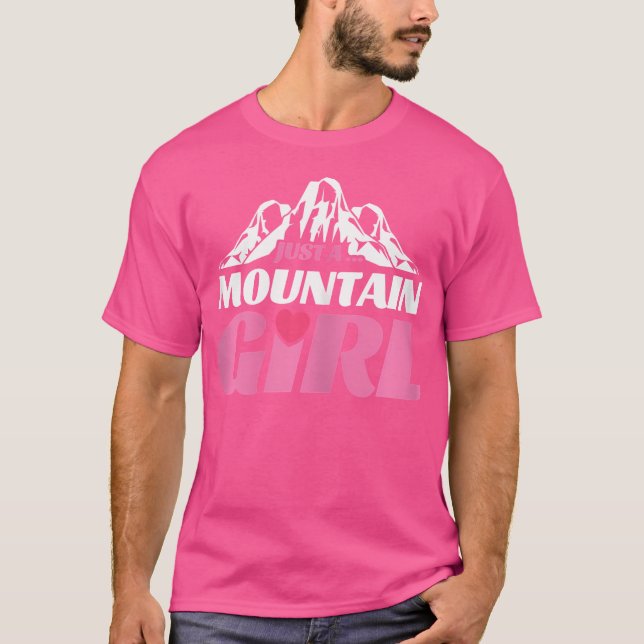 Camiseta Chica de montaña Ama Escalar Montañas del Corazón  (Anverso)