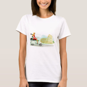 Camiseta Chica de Motorino en Roma