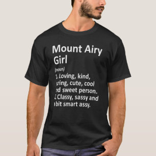 Camiseta Chica de Mount Airy Md Ciudad de Maryland Hogar Ra