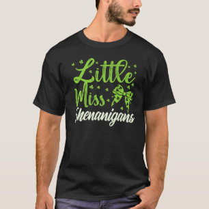 Camiseta Chica de mujeres de St Patricks Day Little Miss Sh