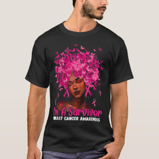 Camiseta Chica de mujeres negras soy superviviente de la gu