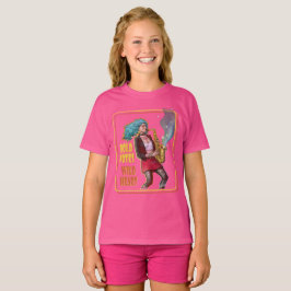 Camiseta Chica de Música Genial – Notas Audaces, Corazón Sa