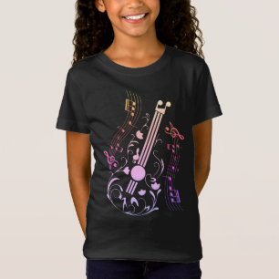 Camiseta Chica de música guitarrista