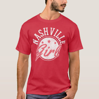 Camiseta Chica de Nashvilleennessee Música Country Ciudad f
