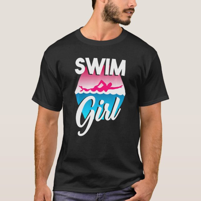 Camiseta Chica de natación (Anverso)