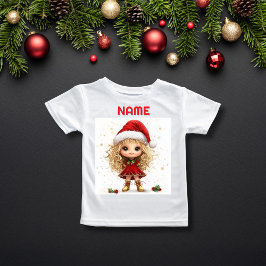 Camiseta Chica de Navidades quirúrgicos con NOMBRE PERSONAL