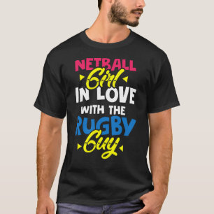 Camiseta Chica De Netball Enamorado Del Rugby