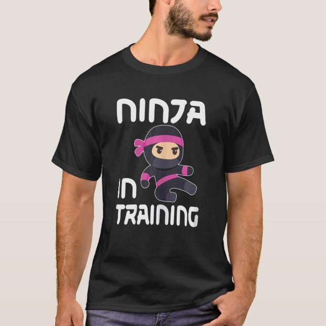 Camiseta Chica De Ninja En Capacitación (Anverso)