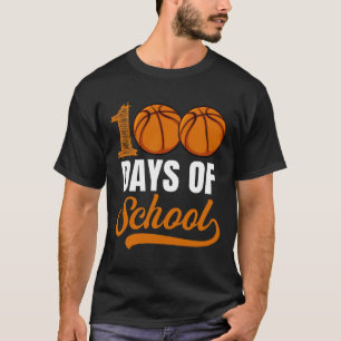 Camiseta Chica de niño jugador de baloncesto en la escuela