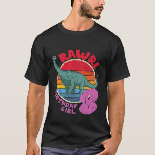 Camiseta ¡Chica De Niños 8 Años Que Rawr! Brachiosaurus I F