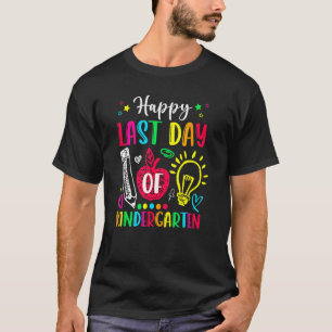 Camiseta Chica de niños en kindergarten de Apple feliz últi
