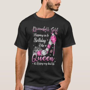 Camiseta Chica de noviembre entrando a mi cumpleaños como u
