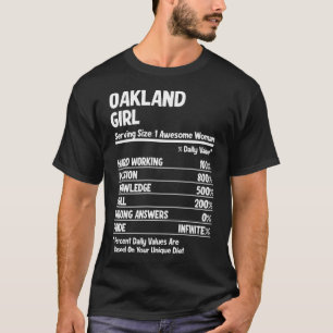Camiseta Chica de Oakland